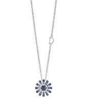 Collana Damiani Donna Margherita in Oro bianco Zaffiro 0.93 Ct 20088485 - 20088485